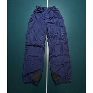 Columbia Snow pants Women's Large Navy Blue Ski Snowboard insulated Side Zippers